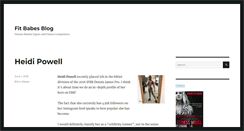 Desktop Screenshot of fitbabesblog.com